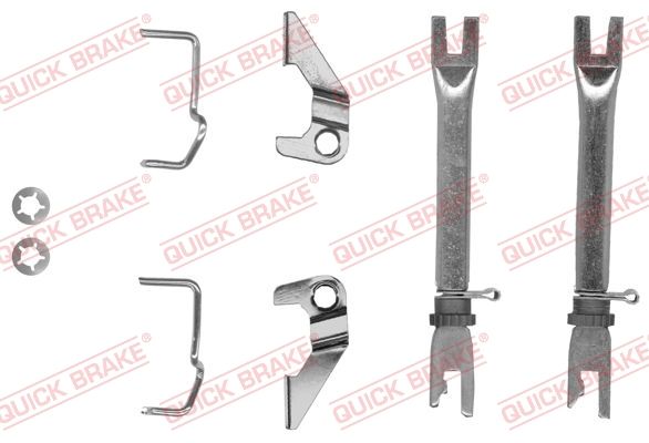 QUICK BRAKE Комплект регулятора, барабанный тормозной механизм 102 53 004